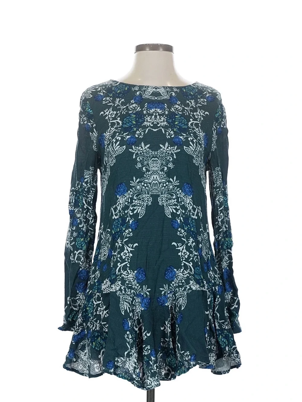 Free People Floral Swing Dress 🩵 🌊